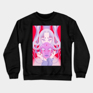 Mask Japanese girl harajuku tee Crewneck Sweatshirt